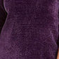 Karen Scott Suéter Feminino Plus Size Gola V Chenille Roxo Tamanho Extra Grande