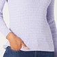 Karen Scott Suéter Feminino Roxo Tamanho Grande