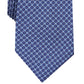 Gravata masculina com estampa de medalhão Tasso Elba, tamanho regular, azul marinho