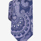 Gravata masculina Tasso Elba Paisley roxa tamanho regular