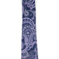 Gravata masculina Tasso Elba Paisley roxa tamanho regular