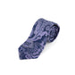 Gravata masculina Tasso Elba Paisley roxa tamanho regular