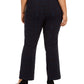 Calça xadrez plus size Alfani feminina, azul marinho, tamanho 26