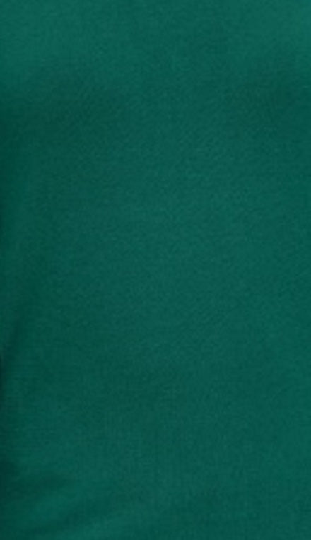 Suéter feminino JM Collection com gola redonda e punhos abotoados, verde, tamanho extra grande