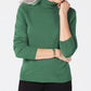 Karen Scott Suéter Feminino Luxsoft Gola Alta Verde Tamanho 2 Extra Grande