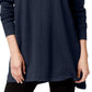 Vestido suéter de malha canelada feminino Style &amp; Co, tamanho grande, azul-marinho