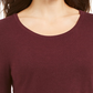 Túnica feminina em camadas Style &amp; Co, vermelha, tamanho extra pequeno
