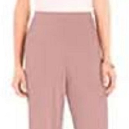 Calças Alfani Femininas de Perna Reta Rosa Escuro Tamanho XX-G