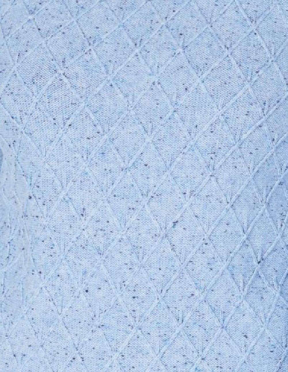 Karen Scott Suéter Feminino Diamond Cable-Knit Azul Tamanho P