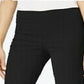 Calça feminina Karen Scott Petite Veludo Cotelê, preta, tamanho 35