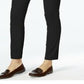 Calça feminina Karen Scott Petite Veludo Cotelê, preta, tamanho 35