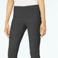 Calça feminina Karen Scott Petite Veludo Cotelê Pull-On, cor carvão, tamanho médio