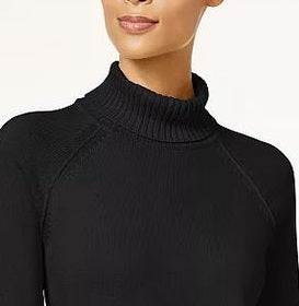 Karen Scott Suéter Feminino Gola Alta Preto Tamanho Médio