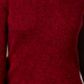 Karen Scott Suéter feminino com decote em V, vermelho, tamanho grande