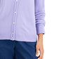 Karen Scott Cardigan Feminino Luxsoft Botão Azul Tamanho Pequeno Médio