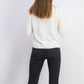 Karen Scott Cardigan Feminino Petite Luxsoft com Botões Branco Tamanho Médio