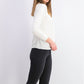 Karen Scott Cardigan Feminino Petite Luxsoft com Botões Branco Tamanho Médio