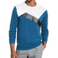 Suéter masculino com blocos de cores da INC International Concepts, azul, tamanho XXX-G