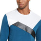 Suéter masculino com blocos de cores da INC International Concepts, azul, tamanho XXX-G