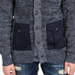 Cardigan American Rag Masculino Links Azul Marinho Tamanho Grande