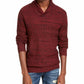 Suéter American Rag Masculino Multi-Textura com Gola Xale Vinho Tamanho Pequeno