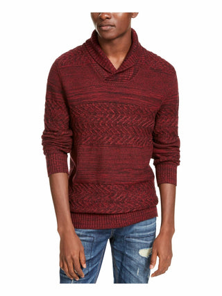 Suéter American Rag Masculino Multi-Textura com Gola Xale Vinho Tamanho Pequeno