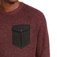 Suéter American Rag Masculino Gola Redonda Bolso Vinho Tamanho Grande