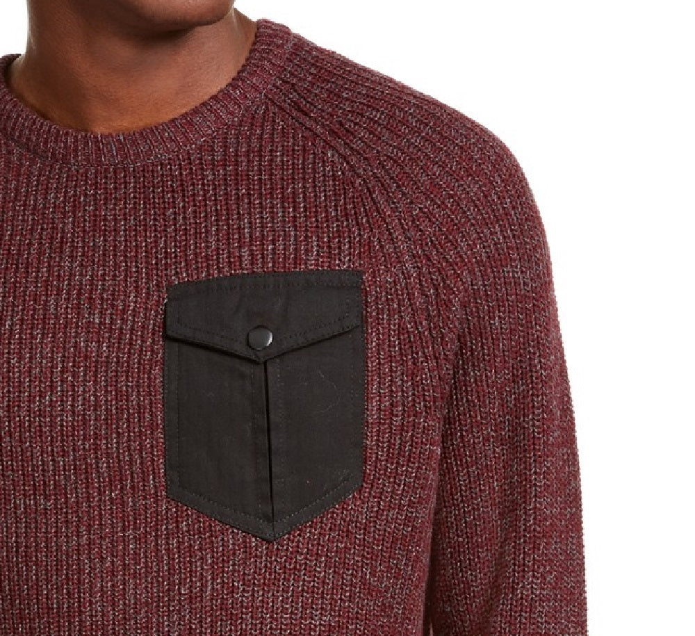 Suéter American Rag Masculino Gola Redonda Bolso Vinho Tamanho Grande