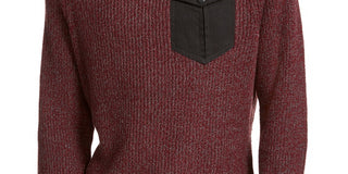 Suéter American Rag Masculino Gola Redonda Bolso Tamanho Pequeno Vermelho