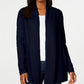 Karen Scott Cardigan Feminino Frente Aberta Bege Tamanho Médio