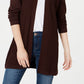 Karen Scott Cardigan Feminino Aberto na Frente Azul Tamanho P