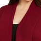 Karen Scott Cardigan Feminino Frente Aberta Médio Vermelho Tamanho 3X