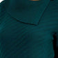 Suéter feminino com gola envelope Style &amp; Co, verde, tamanho pequeno