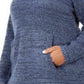 Suéter feminino plus size com acabamento em botões Style &amp; Co, azul, tamanho XX-G