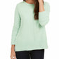 Suéter chenille feminino Style &amp; Co, tamanho médio, cor menta