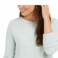 Suéter feminino Petite Chenille Style &amp; Co Verde Tamanho Grande