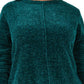 Suéter feminino Petite Chenille Style &amp; Co Verde Tamanho Petite