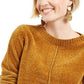 Suéter chenille feminino Style &amp; Co, amarelo, tamanho P/P