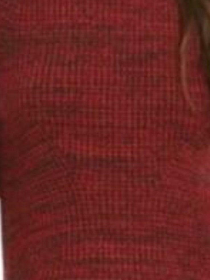 Suéter feminino de malha mesclada Petite Style &amp; Co, tamanho Petite, vermelho