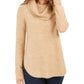 Suéter feminino estilo &amp; co com gola alta, marrom, tamanho extra grande