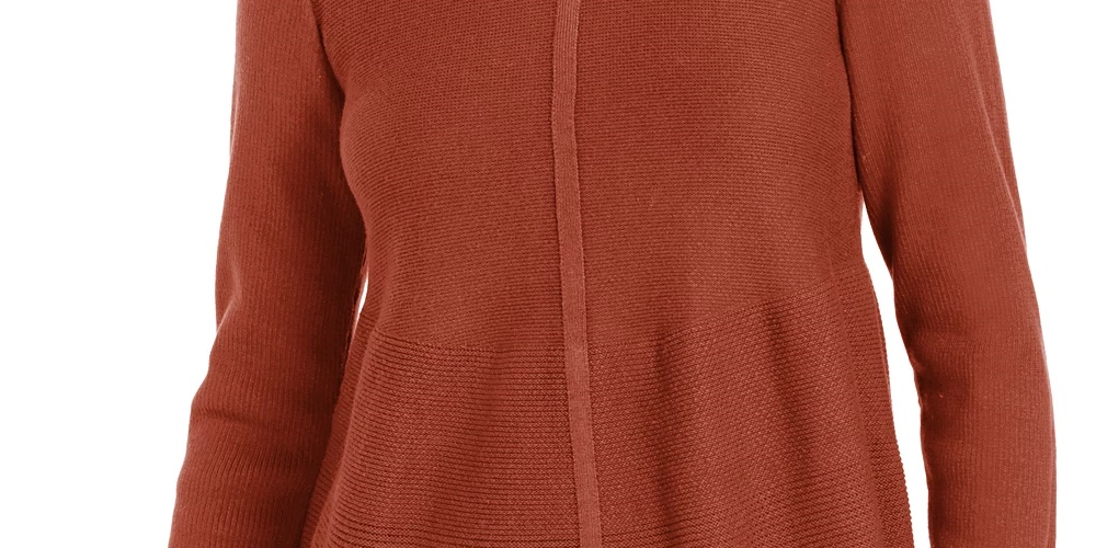 Túnica feminina de malha com pontos mistos Style &amp; Co, bege, tamanho grande