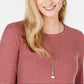 Suéter túnica feminino estilo &amp; co, bege, tamanho extragrande