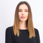 Suéter túnica feminino estilo &amp; co com costura frontal pequena, preto, tamanho pequeno