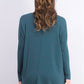 Suéter túnica feminino estilo &amp; co com costura frontal pequena, azul, tamanho pequeno