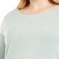Karen Scott Suéter Feminino com Decote Balé Azul Marinho Tamanho 1X
