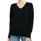 Karen Scott Suéter Feminino Gola V Preto Tamanho Grande