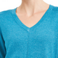 Karen Scott Suéter Feminino Gola V Azul Tamanho P