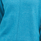 Karen Scott Suéter Feminino Gola V Azul Tamanho P