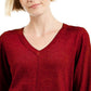Karen Scott Suéter Feminino Gola V Rosa Tamanho P