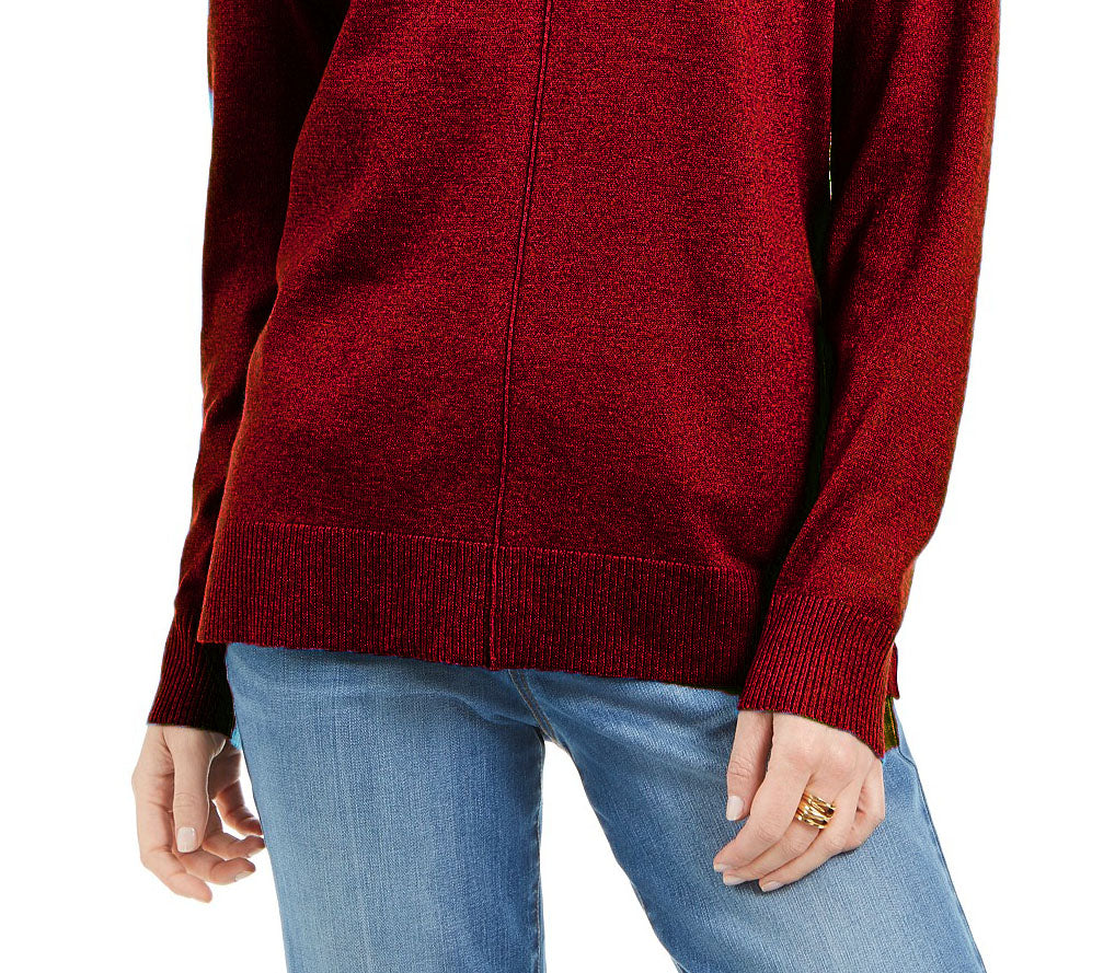 Karen Scott Suéter Feminino Gola V Rosa Tamanho P